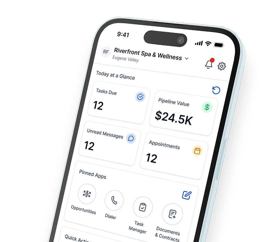 Mobile CRM App